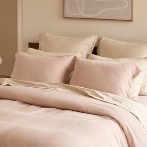 Parachute Home Linen Sham Set in Blush